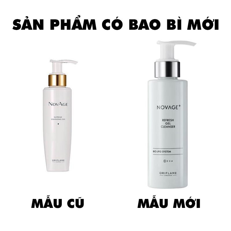 Gel rửa mặt NovAge Refresh Gel Cleanser 41029