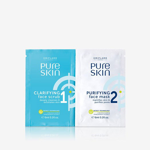 pure-skin-1-clarifying-face-scrub-2-purifying-face-mask-1