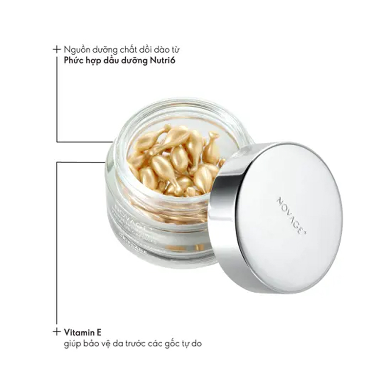 Viên dầu dưỡng da NovAge Intense Nourishment Facial Oil Capsules 42256 3