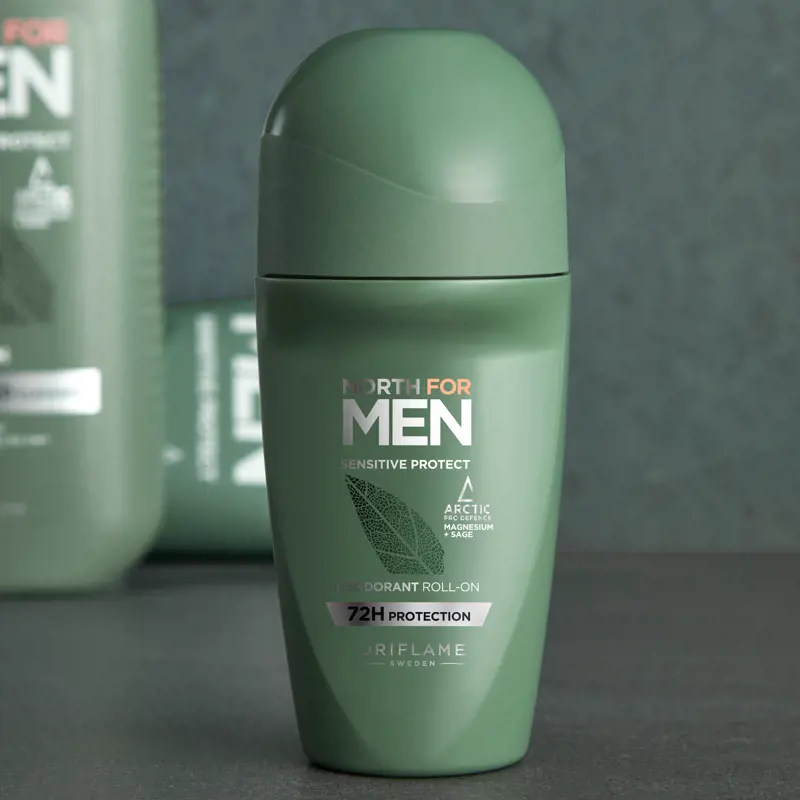 Lăn khử mùi North For Men Sensitive Protect Deodorant Roll-On 2 Lăn khử mùi North For Men Sensitive Protect Deodorant Roll-On 2